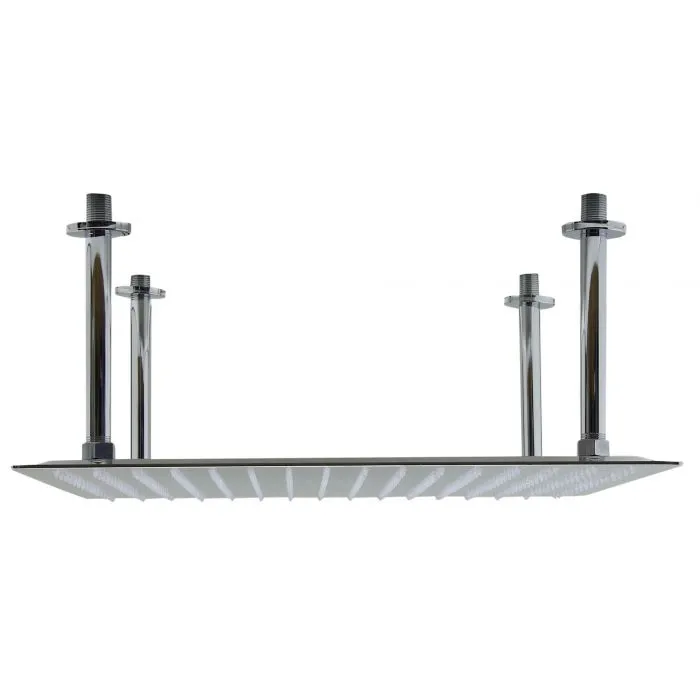 ALFI brand RAIN20S 20" Square Ultra Thin Rain Shower Head Stainless Steel