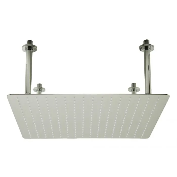 ALFI brand RAIN20S 20" Square Ultra Thin Rain Shower Head Stainless Steel