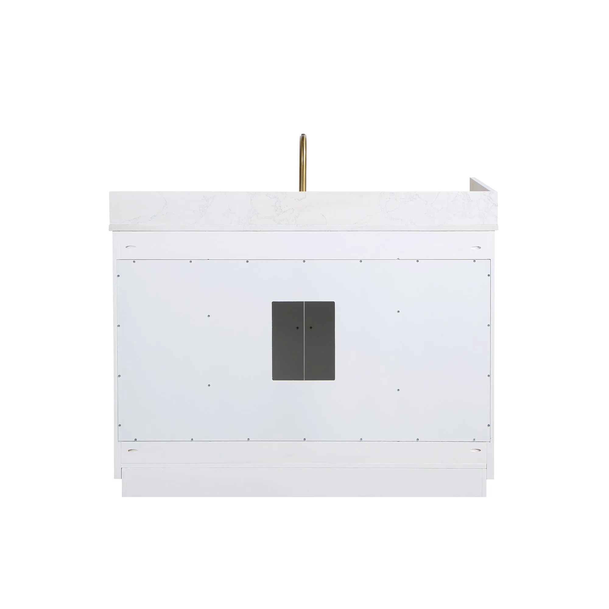 Altair Designs Gavino 48" Single Bathroom Vanity with Composite Stone Countertop - 557048-RB-GW