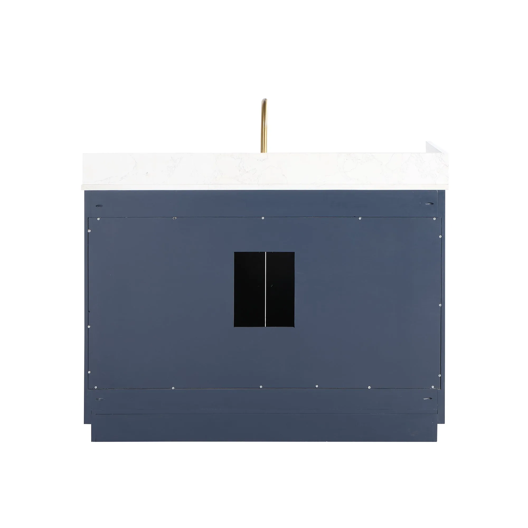 Altair Designs Gavino 48" Single Bathroom Vanity with Composite Stone Countertop - 557048-RB-GW