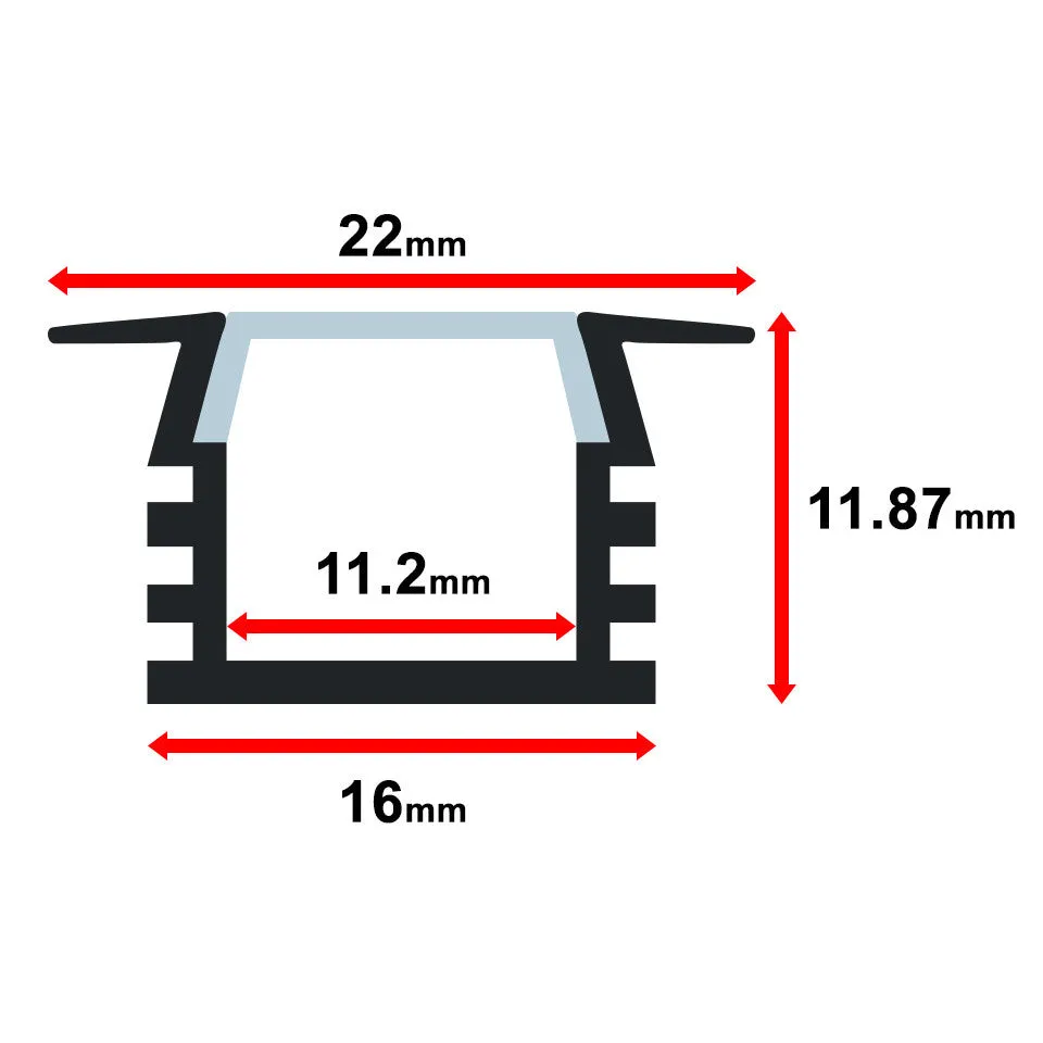 Aluminum Channel - MOSS-ALM-2212