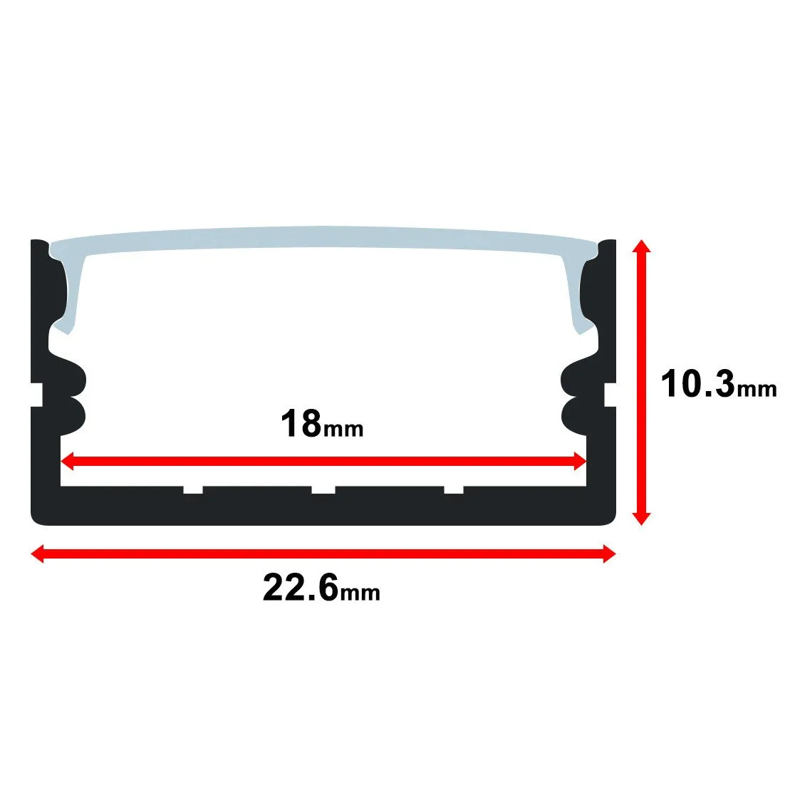 Aluminum Channel - MOSS-ALM-2310