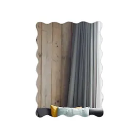 Ammar Glass Frameless Decorative Rectangular Mirror for Wall Mirror | Size 21 X 30 Inch | Bathroom Mirror, Vanity Mirror Or Bedroom Mirror | Bevelled Eedges | Made in India