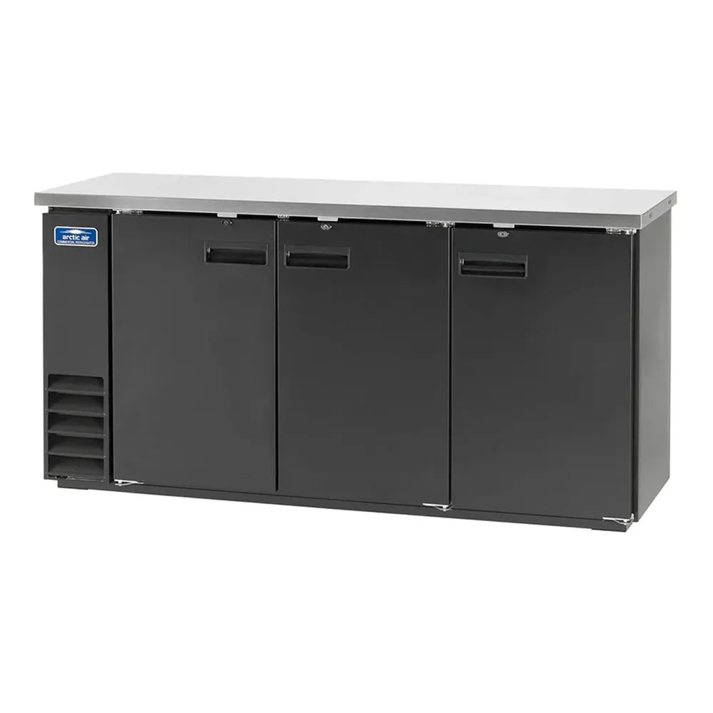 Arctic Air ABB72  72" Double Door Solid Back Bar Refrigerator