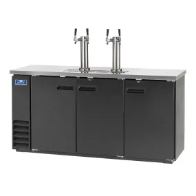 Arctic Air ADD72R-2 72" Kegerator,  Direct Draw Double Door Beer Refrigerator