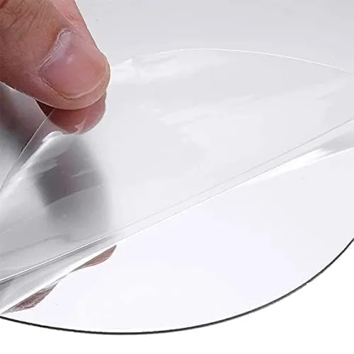 ARDON INDIA Oval Shape Adhesive Mirror Sticker for Wall on Tiles Bathroom Bedroom Living Room Basin Mirror Bathroom Wall Mirror Stickers Unbreakable Plastic Wall Mirror (20 * 30)