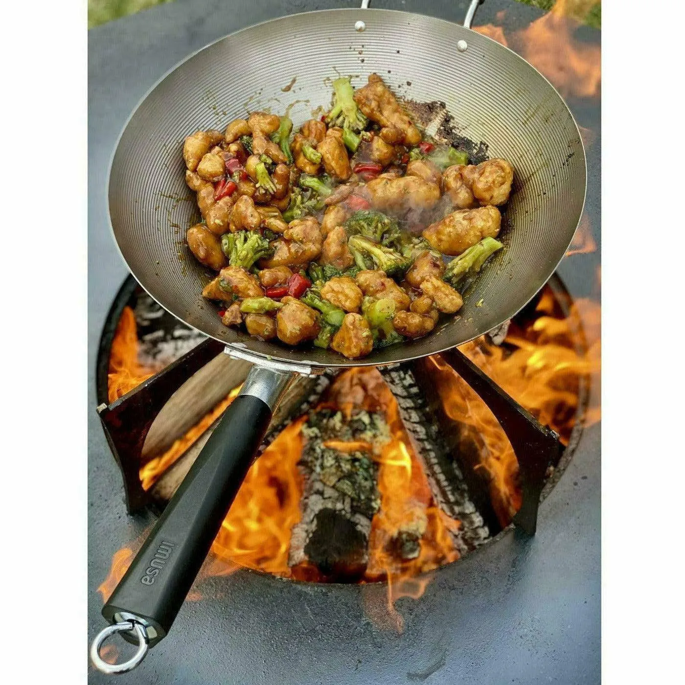 Arteflame Grill Wok Holder - Master Wok Cooking on Your Grill