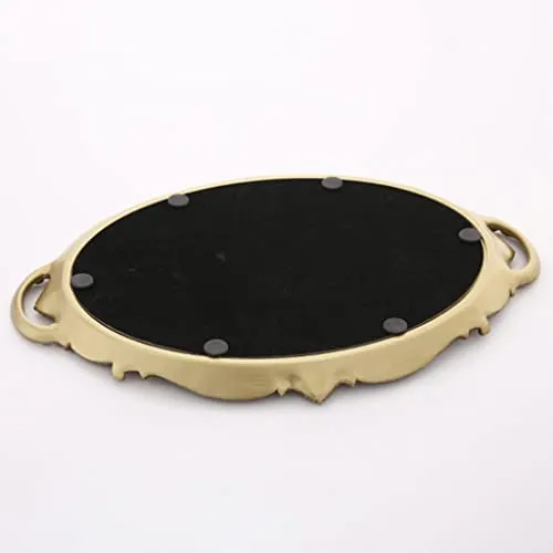 ATORSE® Retro Makeup Mirrored Vanity Tray Jewelry Tray Perfume Decor Tray Storage