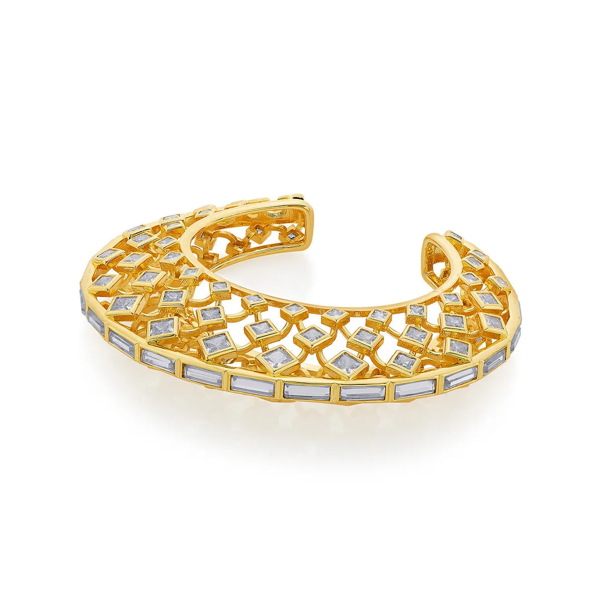 Aura Gold Moon Statement Cuff