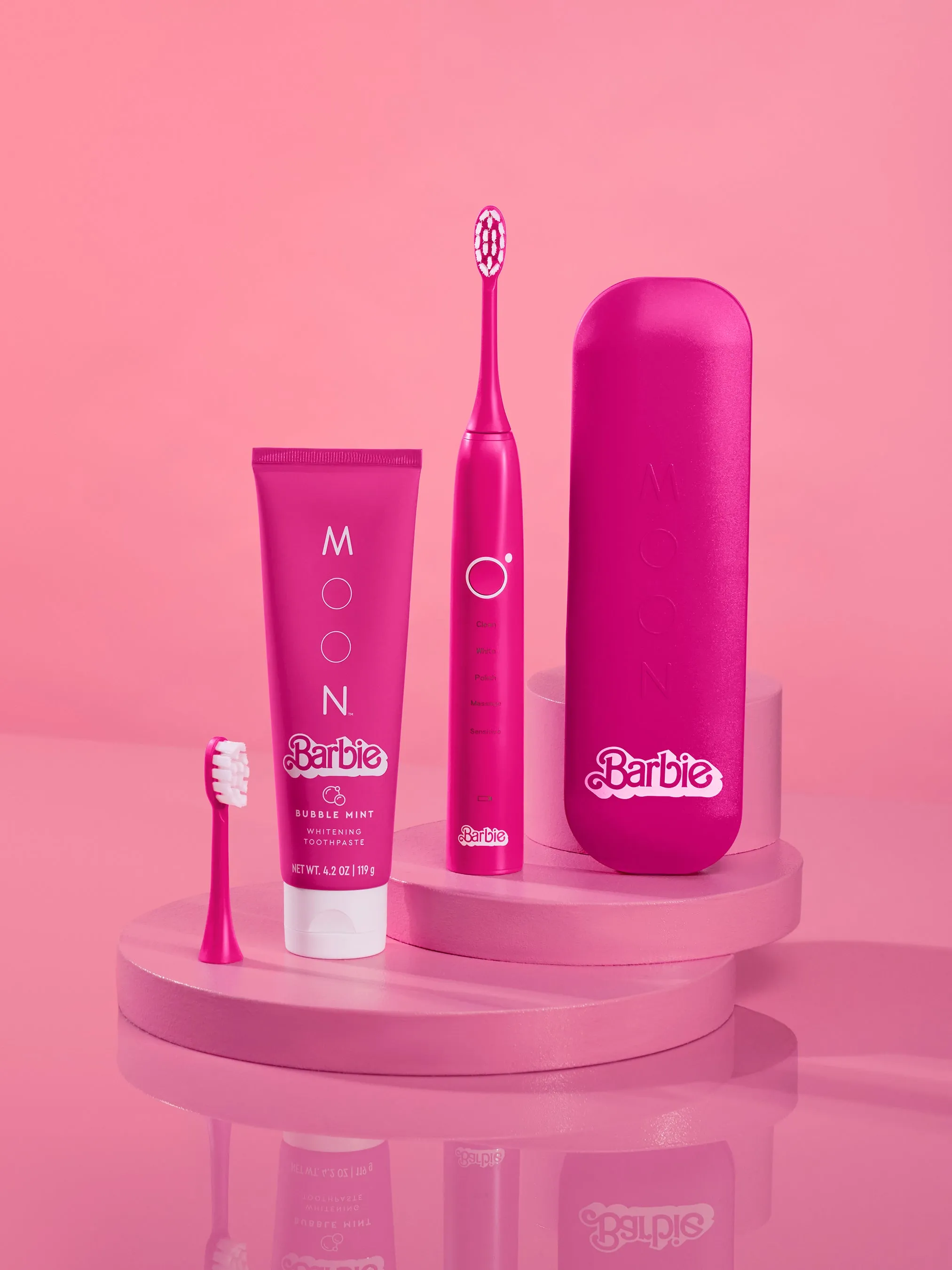 Barbie™ The Movie x MOON Pink Electric Toothbrush