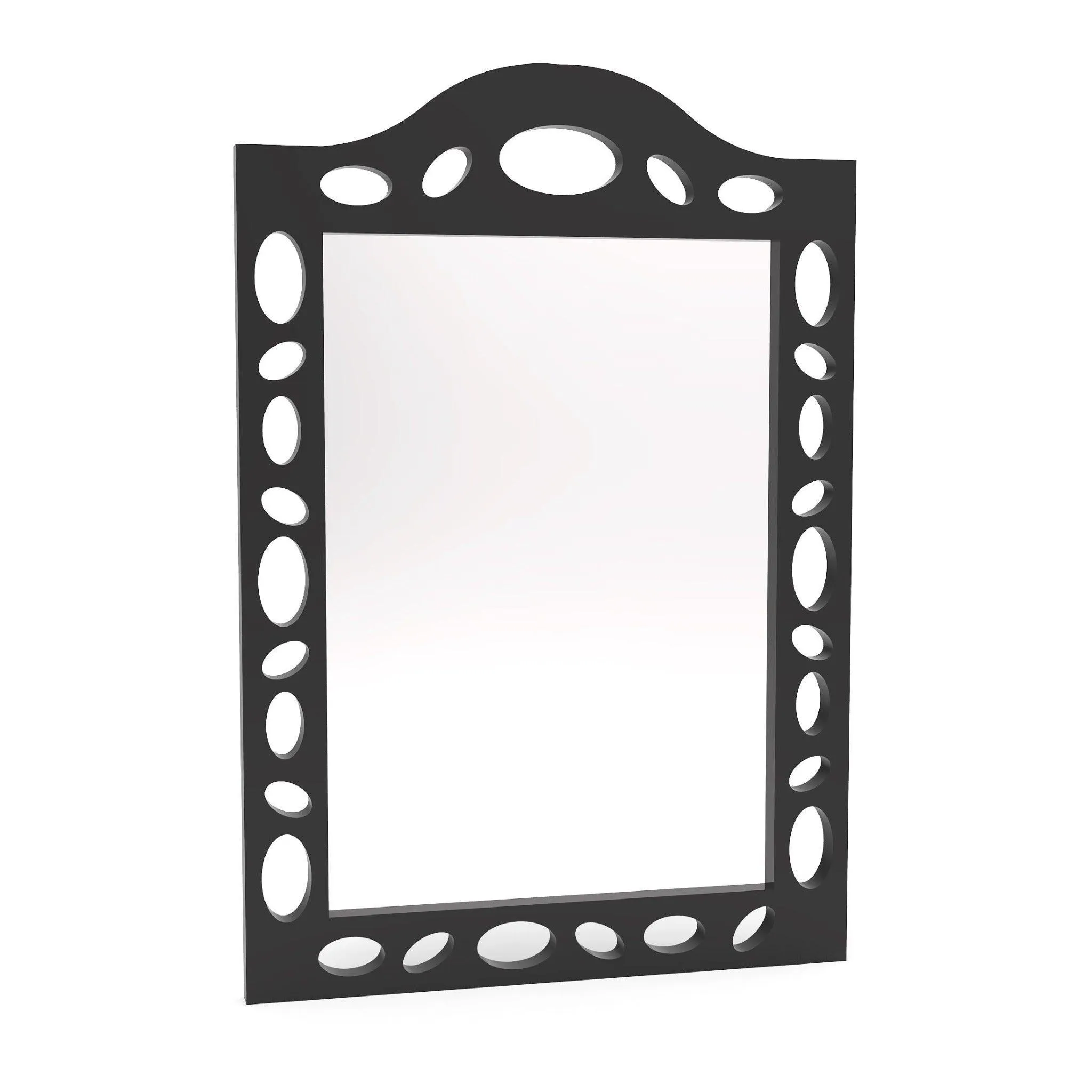 Big Wooden Wall Mirror, Dressing Bathroom Vanity Mirror