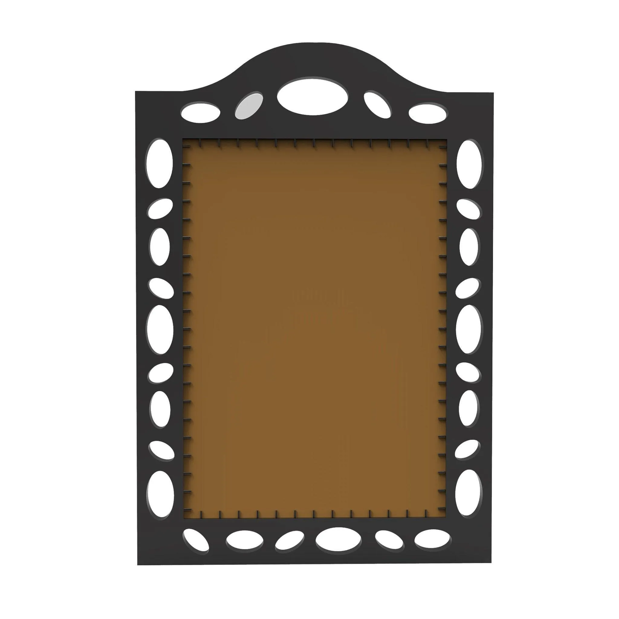 Big Wooden Wall Mirror, Dressing Bathroom Vanity Mirror