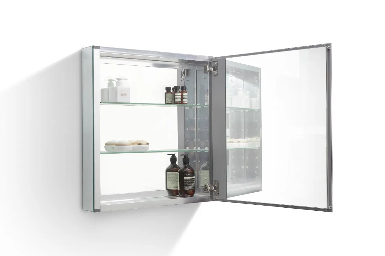 BISTON- 24" Mirrored Bathroom Medicine Cabinet