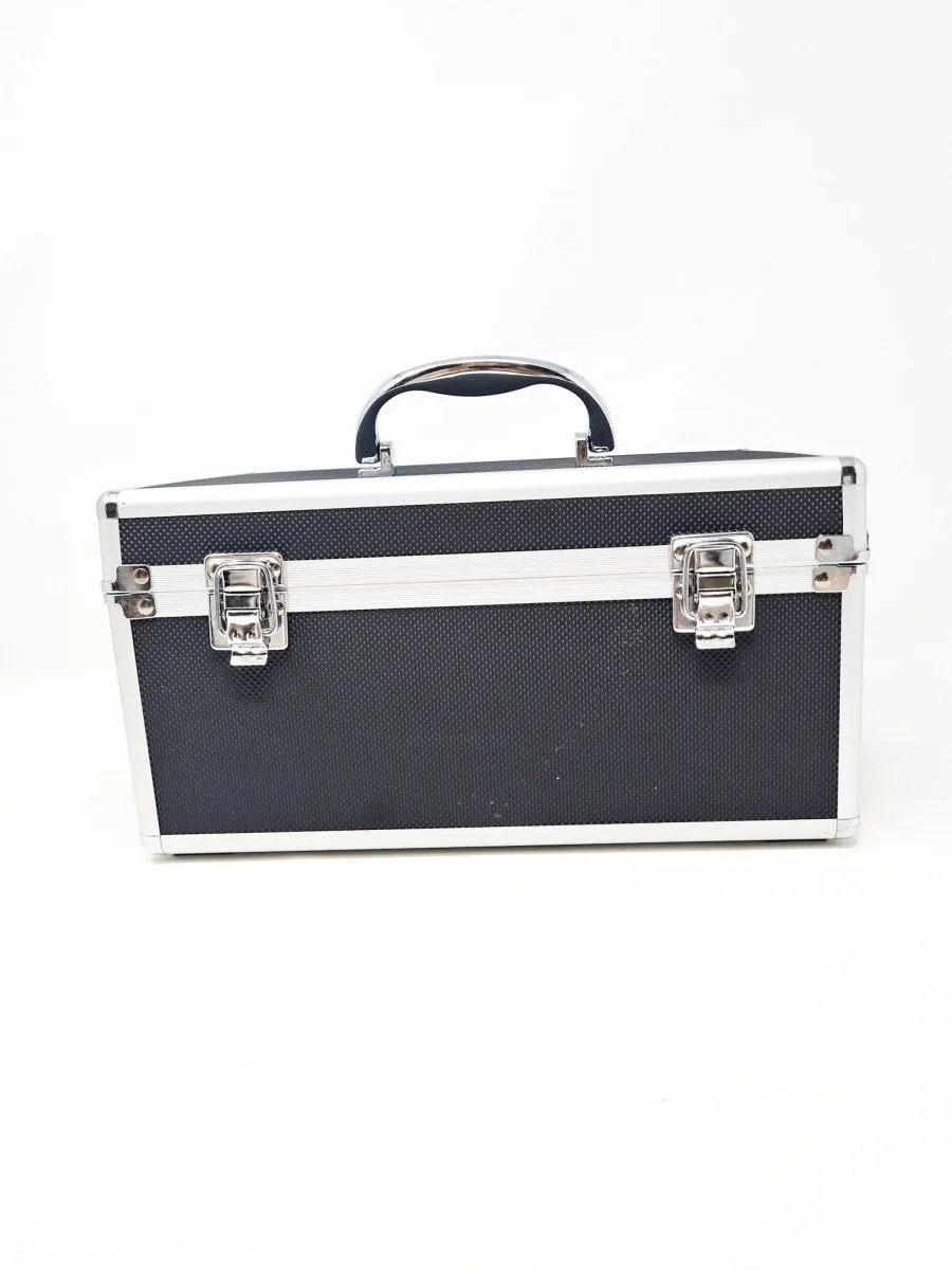 Black & Silver Vanity Beauty Case