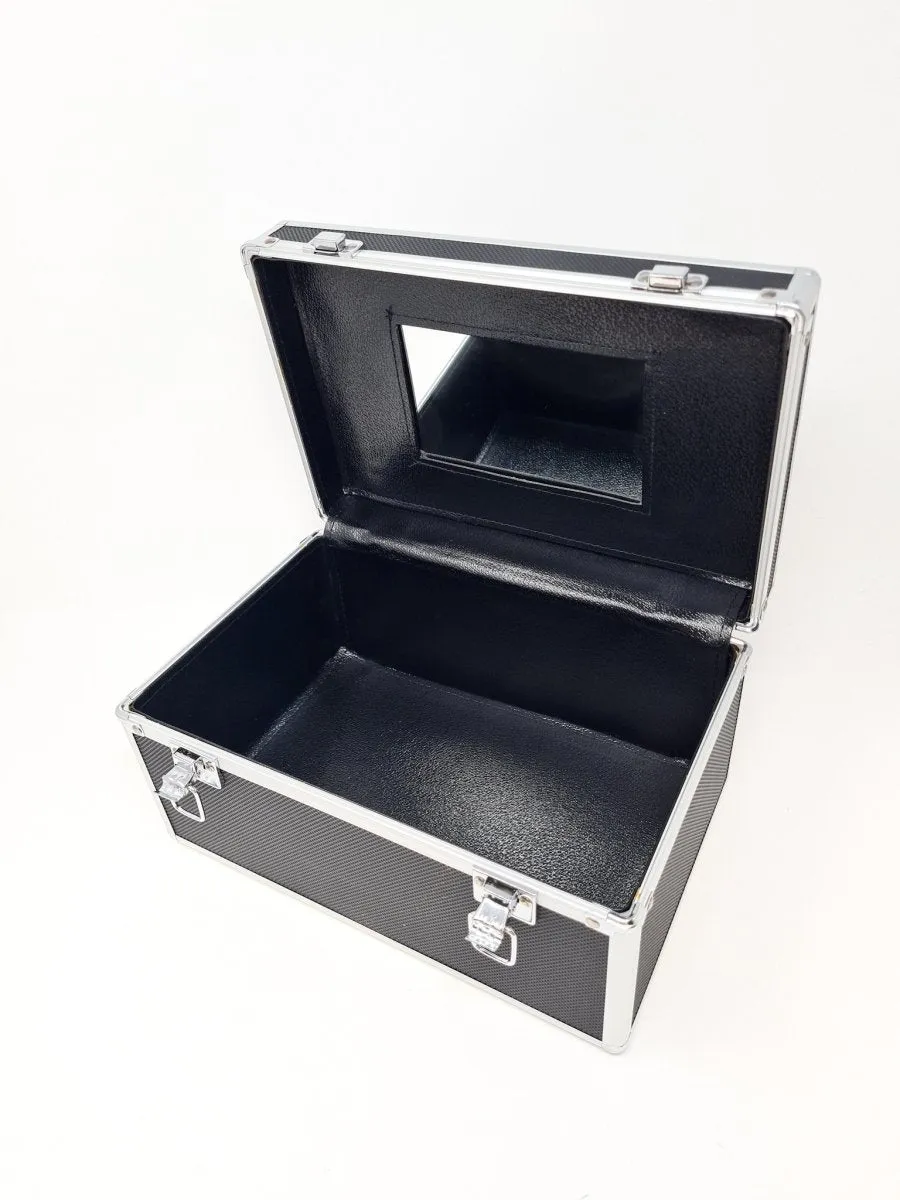 Black & Silver Vanity Beauty Case