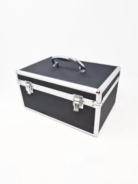 Black & Silver Vanity Beauty Case