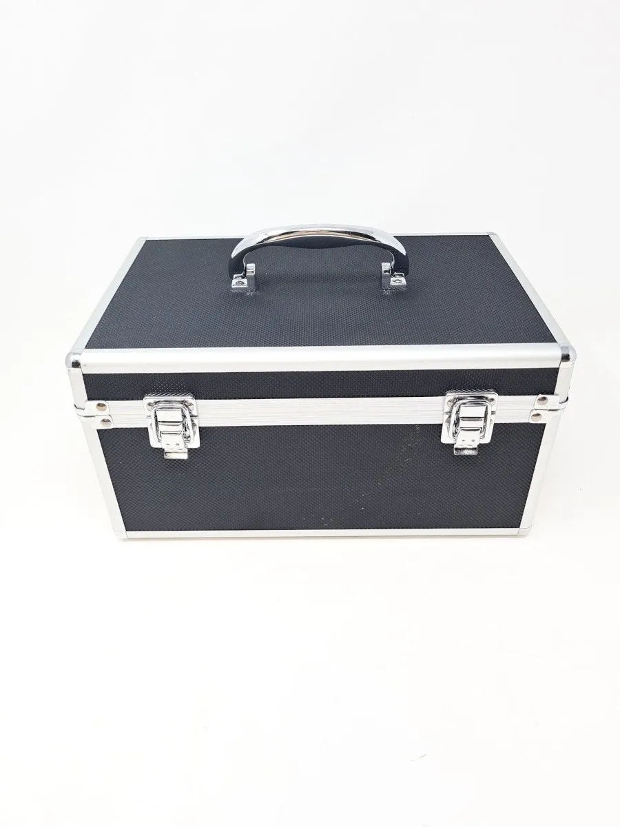Black & Silver Vanity Beauty Case