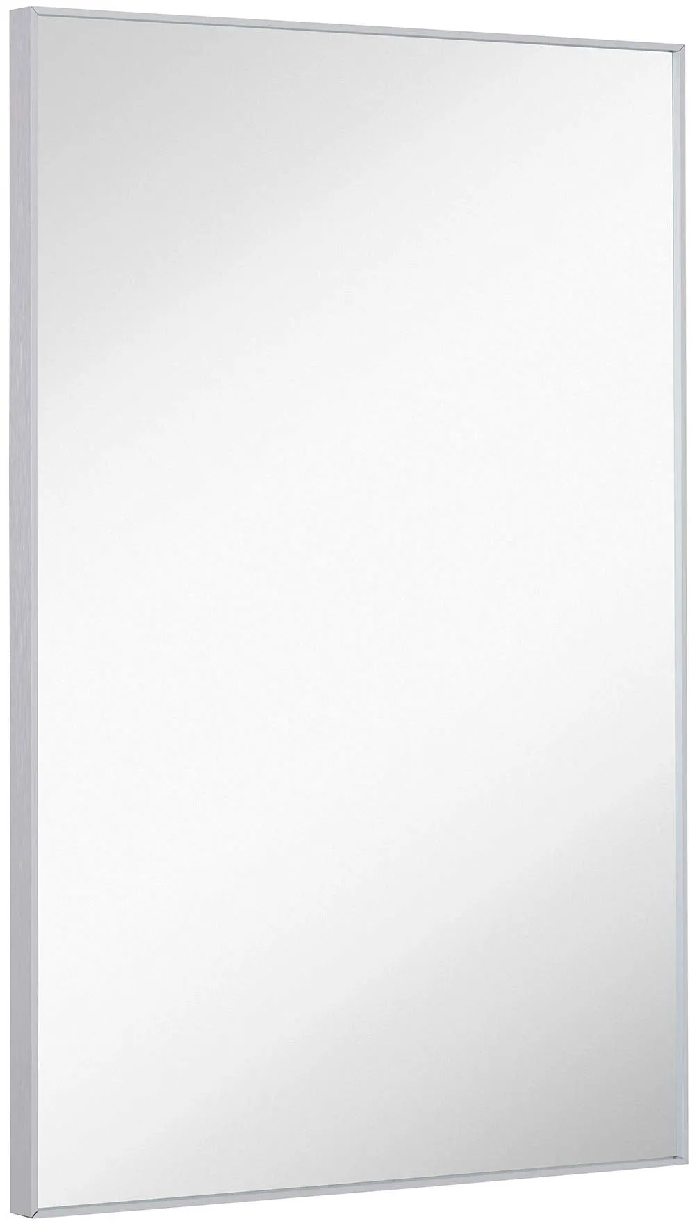 Black Brushed Metal Vanity Mirror Simple Edge Mirrors For Wall Bathroom And Decorative