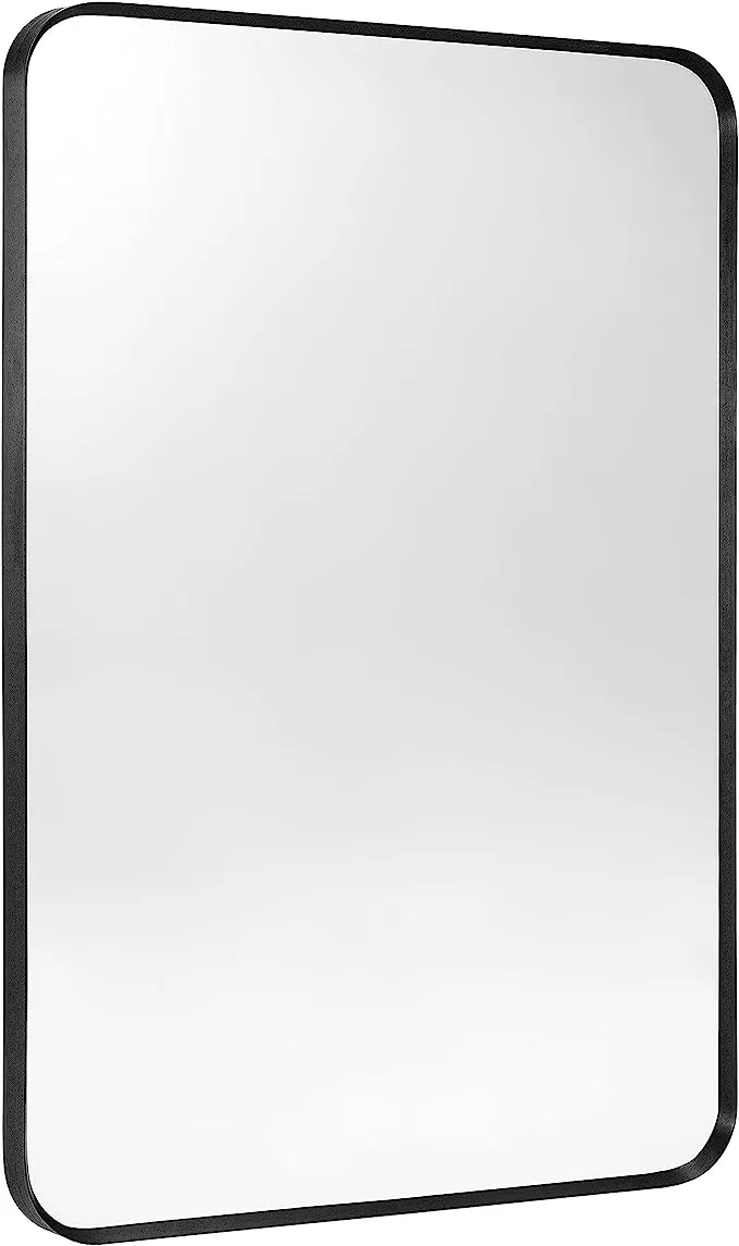 Black Rectangle Mirror