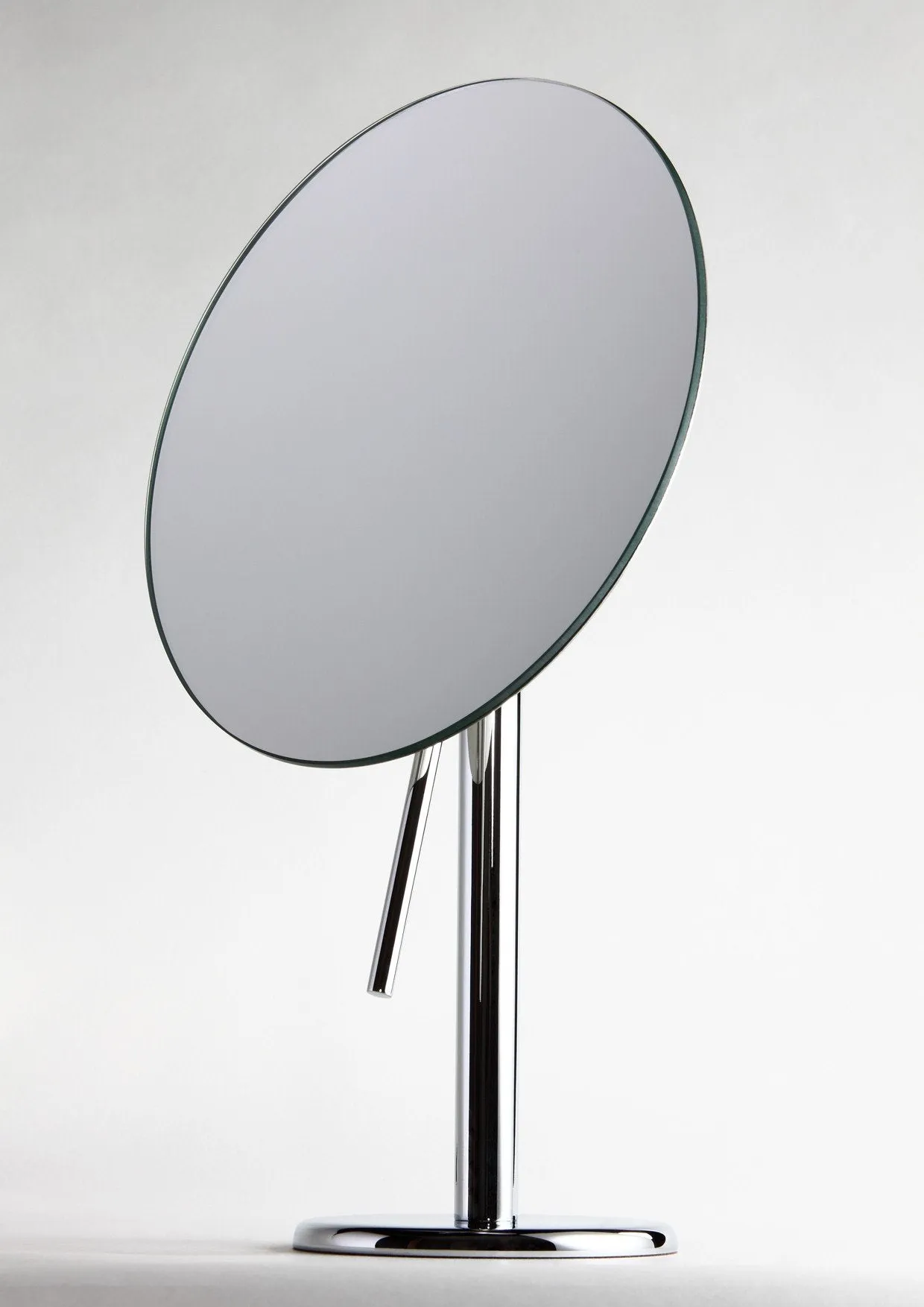Brot EPUR Vanity Mirror on Pedestal, 9 Inch Diameter