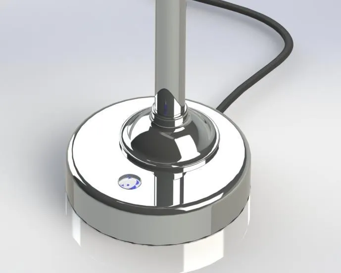 Brot INTEMPOREL Lighted Magnifying Vanity Mirror, 9 1/2" in Diameter