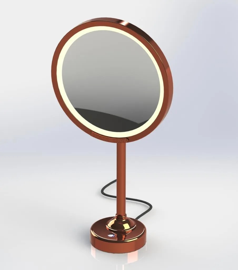 Brot INTEMPOREL Lighted Magnifying Vanity Mirror, 9 1/2" in Diameter