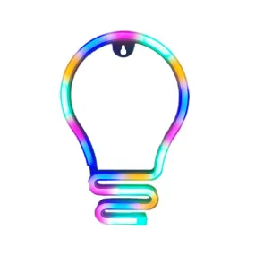 Bulb Shape Decorative Led Sign Light Fa-A45 Multi-Colour