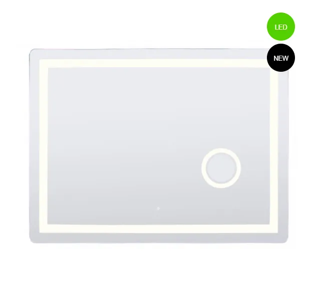 Canarm LM101A4836D 24 X 36 LED Mirror With Built In De-Fogger and Color Temperature Select