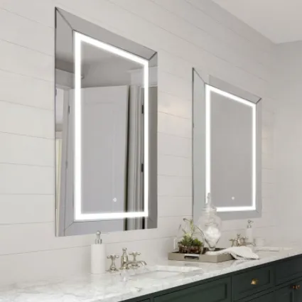 Canarm LMV01W2442D 24 X 42 Framed LED Mirror With De-Fogger and Color Temperature Select