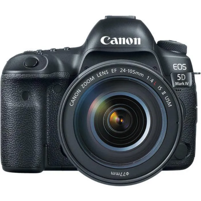 Canon EOS 5D Mark IV Kit (24-105mm f/4L II) DSLR - Black