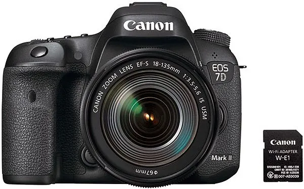 Canon EOS 7D Mark II EF-S 18-135mm IS USM Wi-Fi Adapter Kit - 9128B135