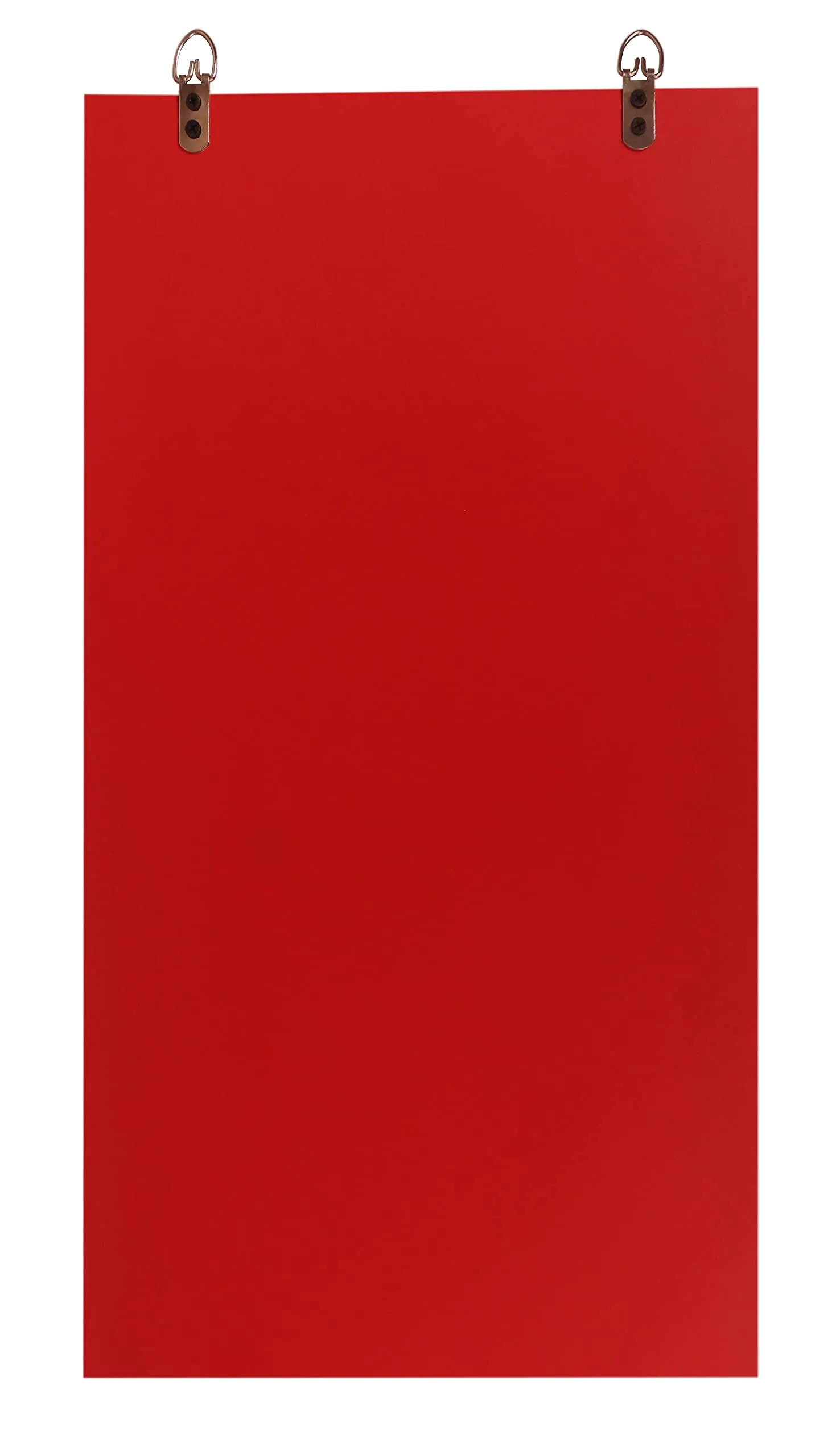Captiver Wooden Frameless Decorative Wall Hanging Rectangular Shape Mirrors (25X13 Inch Red) Home Living Room Bedroom Bathroom Washbasin Stickers Dressing Table 3D