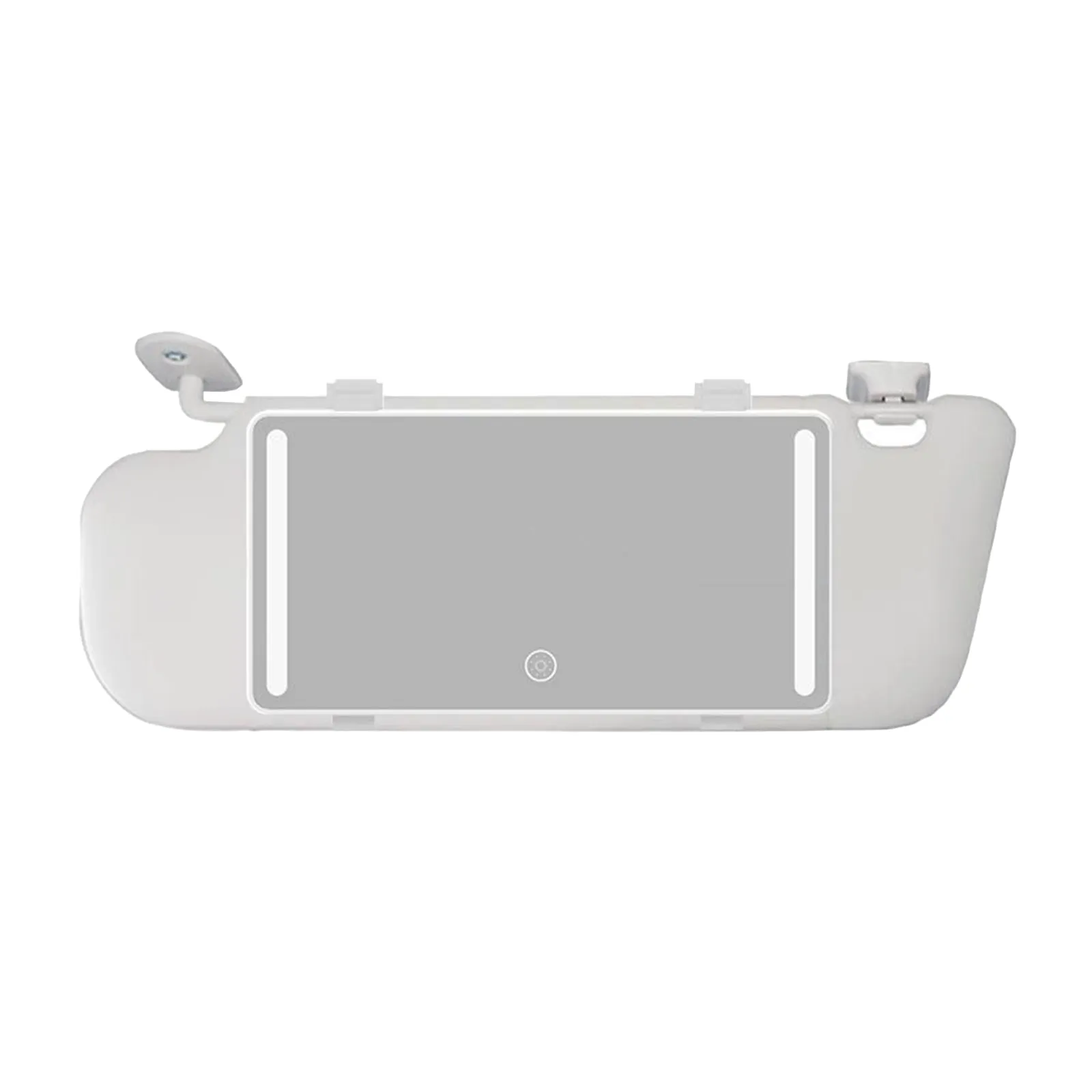 Car Visor Vanity Mirror With Lights Rechargeable LED Car Makeup