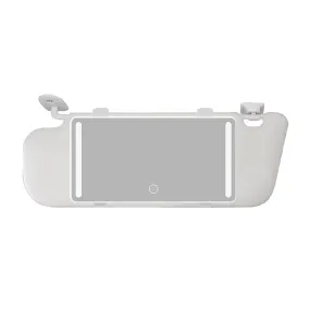 Car Visor Vanity Mirror With Lights Rechargeable LED Car Makeup