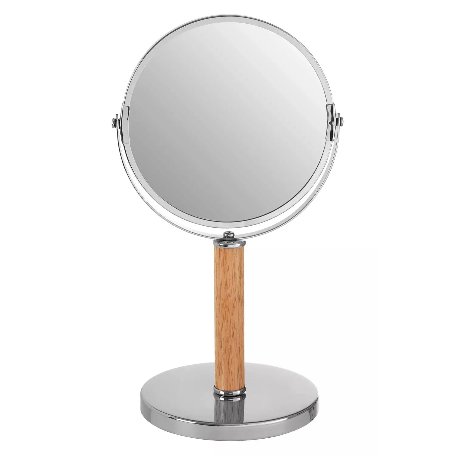 Cassini Iron And Rubberwood Table Mirror