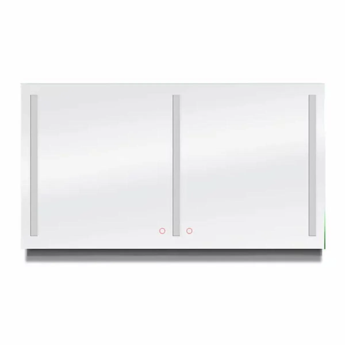 Catella Plus 60 in. x 35 in. LED Wall Mirror with Touch On/Off Dimmer Function