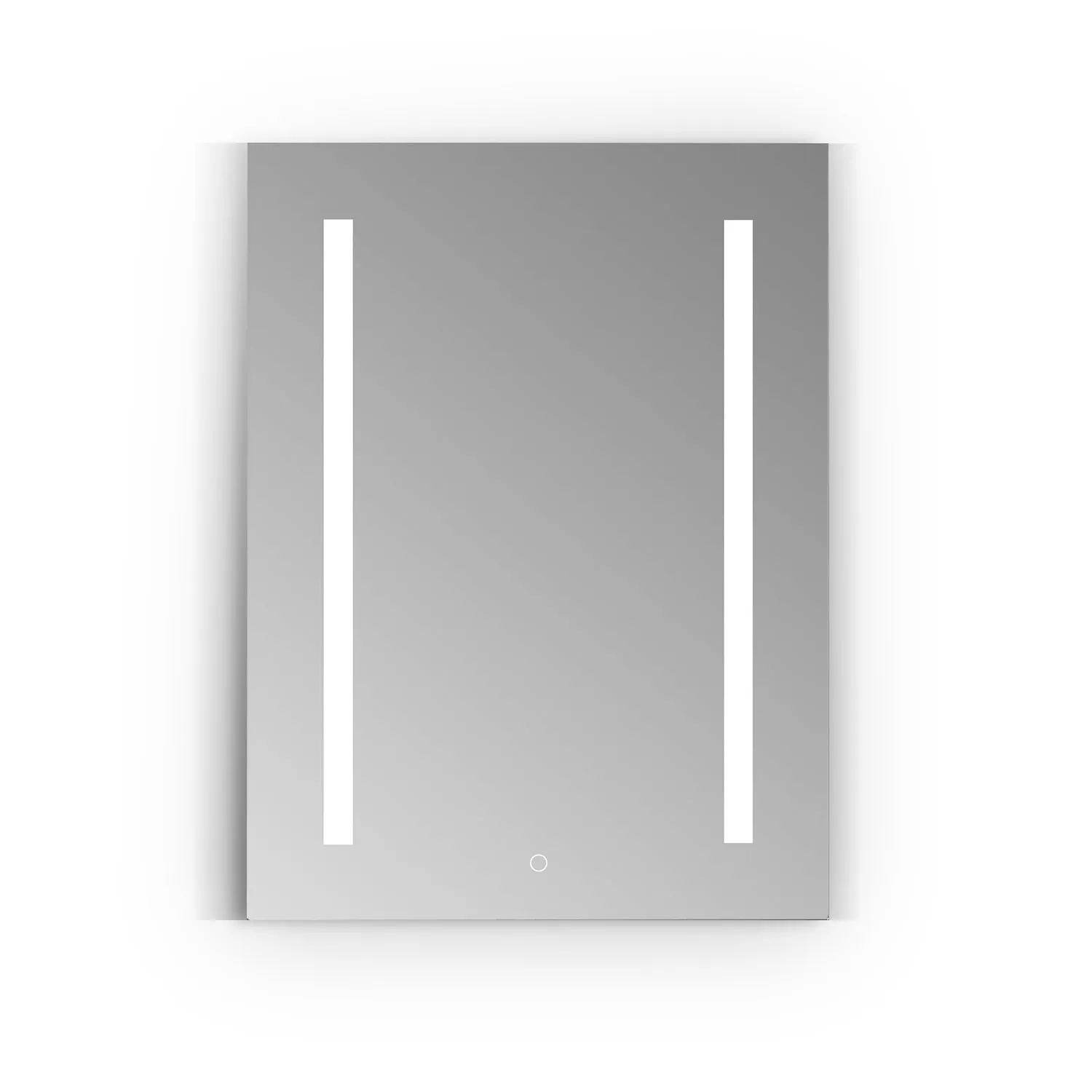 Catola Rectangle Frameless Surface-Mount/Recessed LED Lighted Bathroom Medicine Cabinet