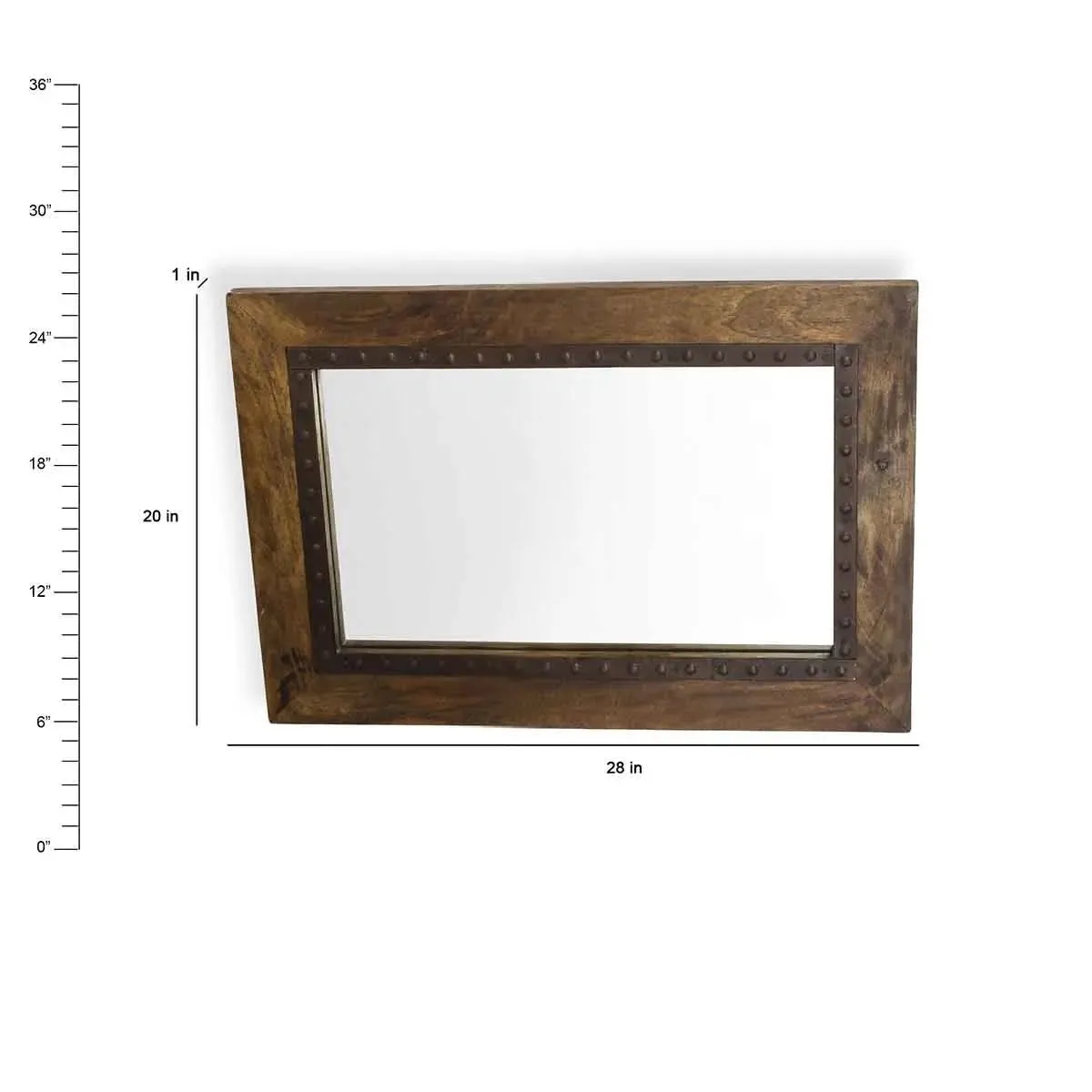 Cliffe Bathroom Mirror 28" W X 20" H