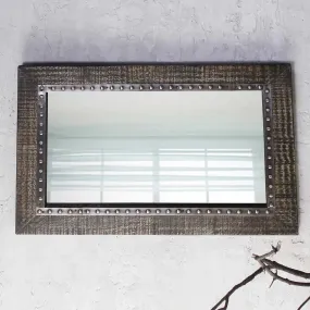 Coastal Wheathered Bathroom Mirror 32" W X 24" H