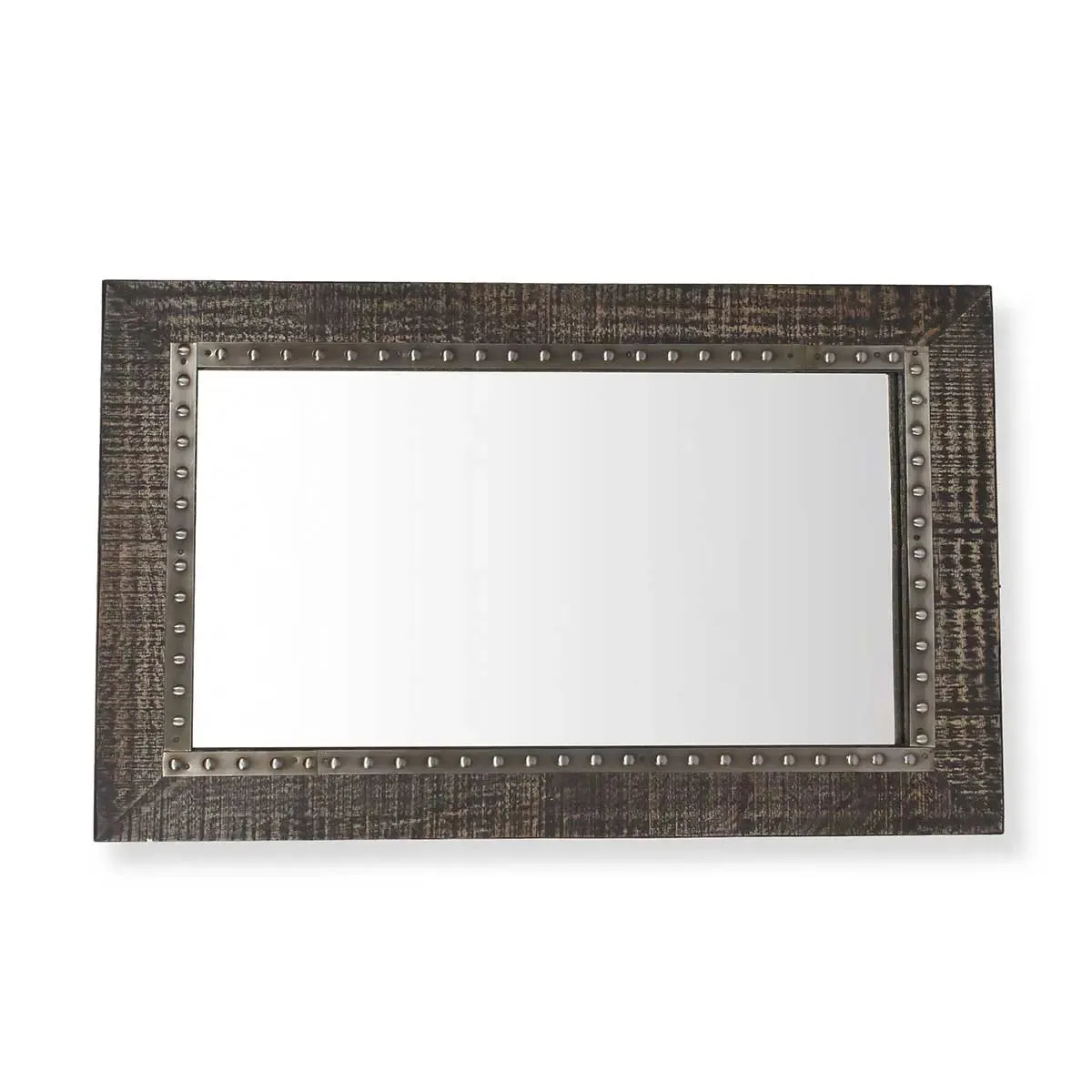 Coastal Wheathered Bathroom Mirror 32" W X 24" H