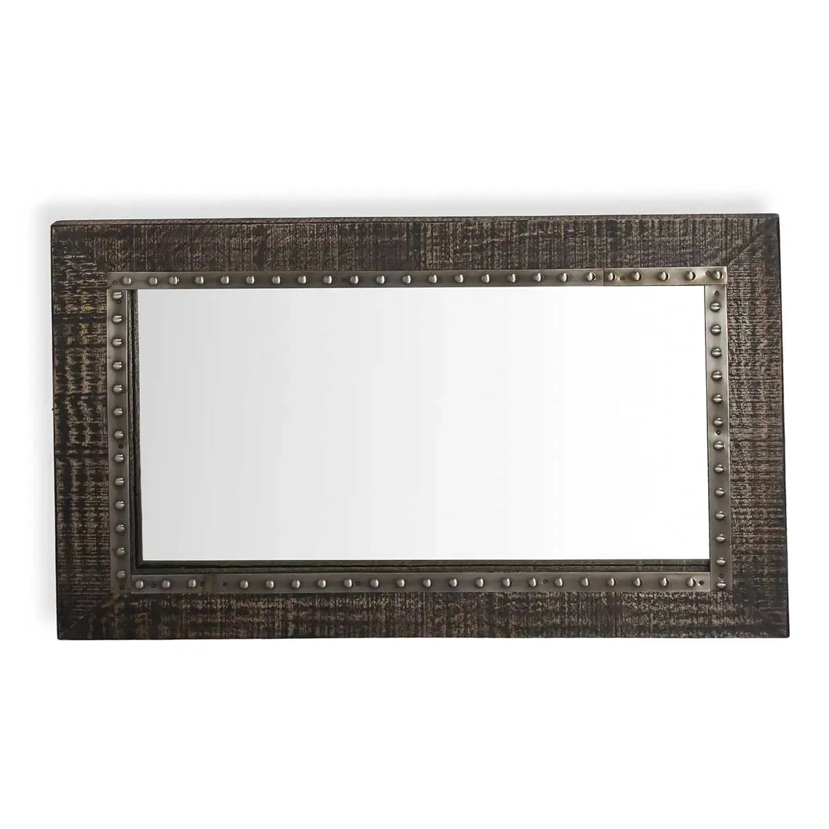 Coastal Wheathered Bathroom Mirror 32" W X 24" H