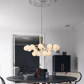 Contemporary Glass Ball Chandelier - Modern Lighting for Living Room and Nordic Decoration