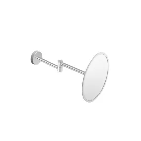 COSMIC Project Vanity Mirror 3X Magnification, Wall Mount, Brass Body, Black Finish, 9-7/16 x 7-7/8 x 7-7/8 Inches (251AA85)