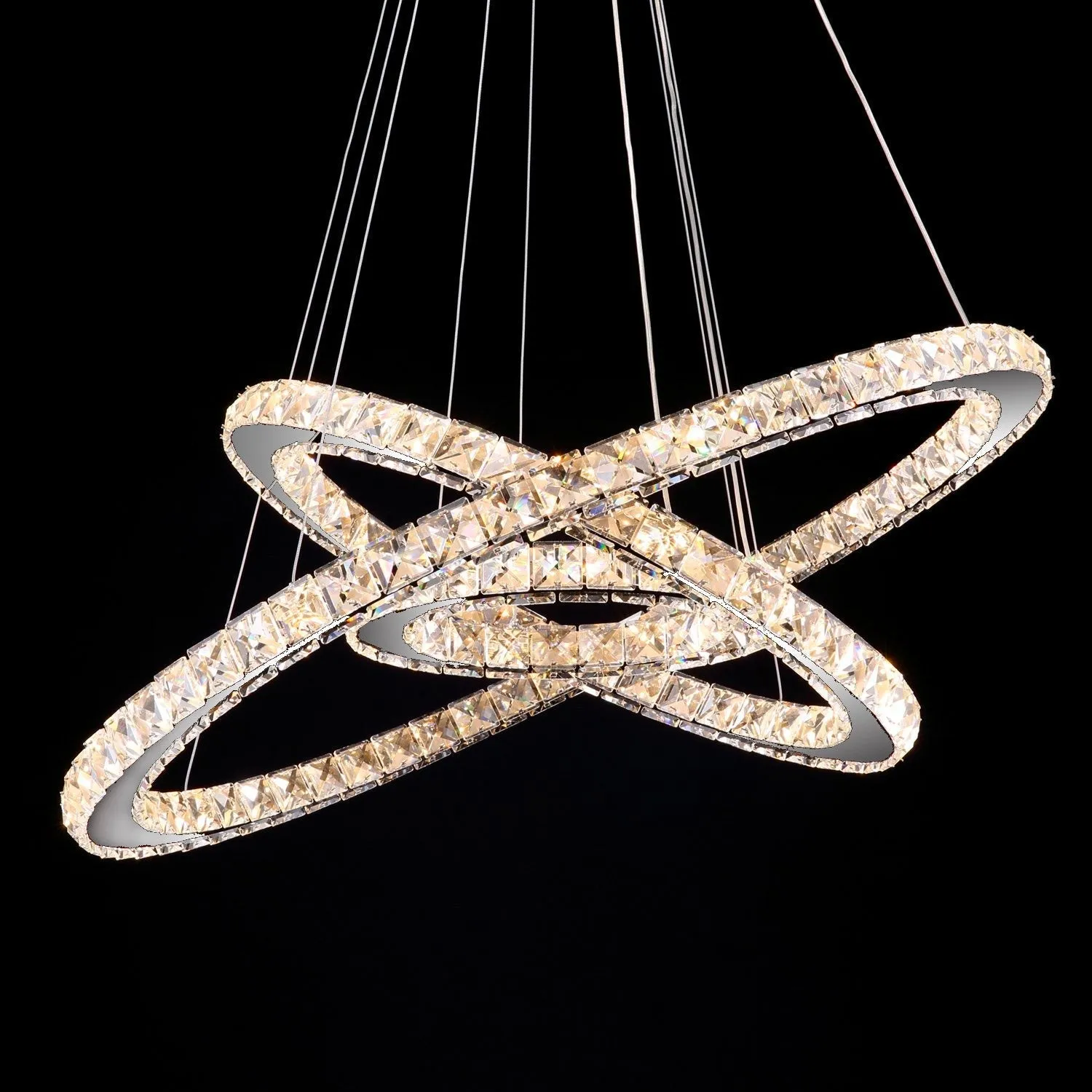 Crystal Ring Chandelier