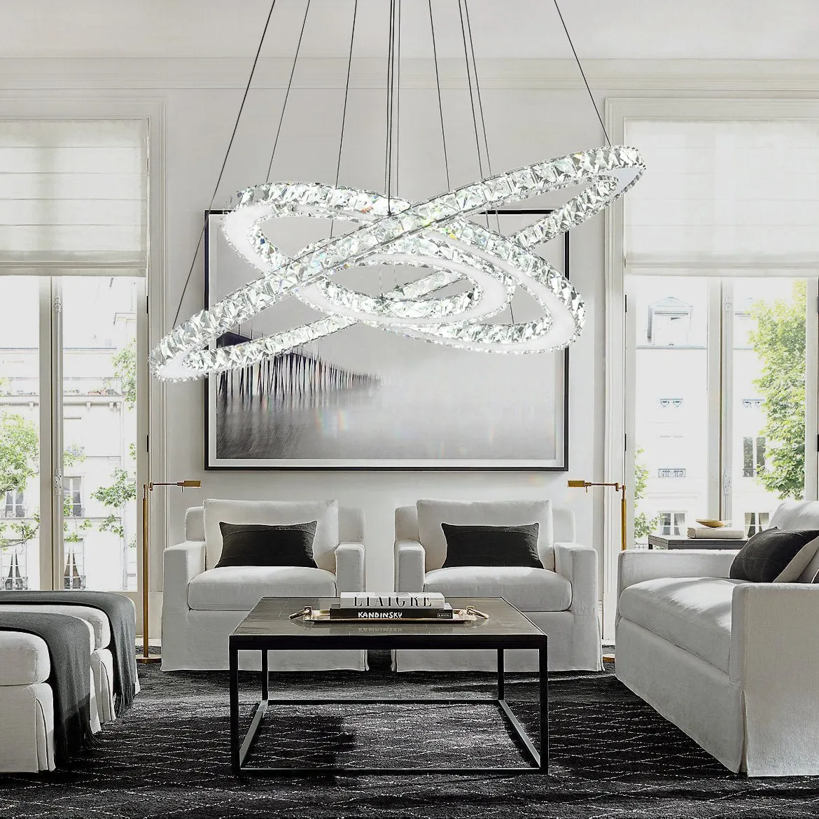 Crystal Ring Chandelier