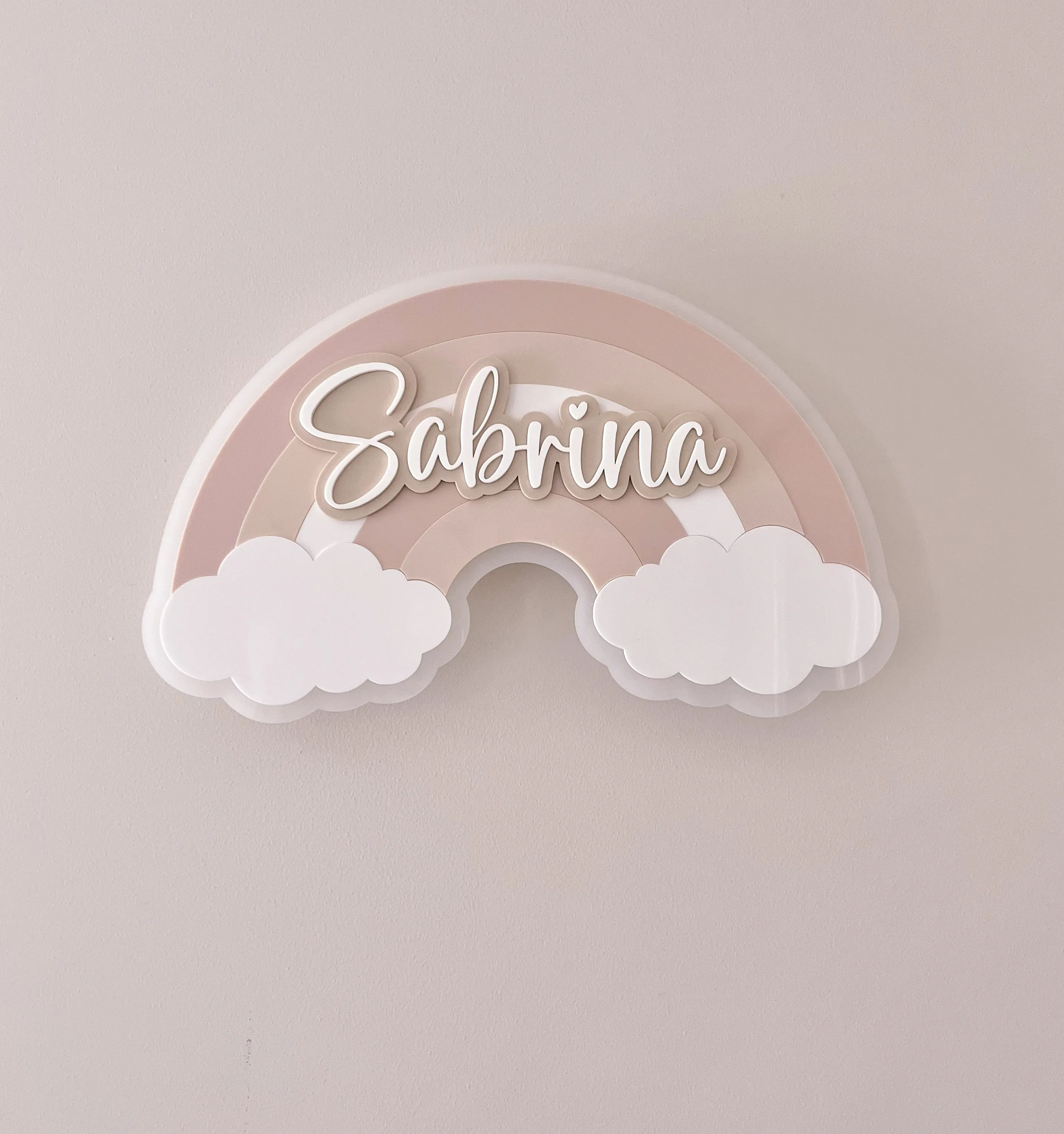 Custom Acrylic Rainbow Name
