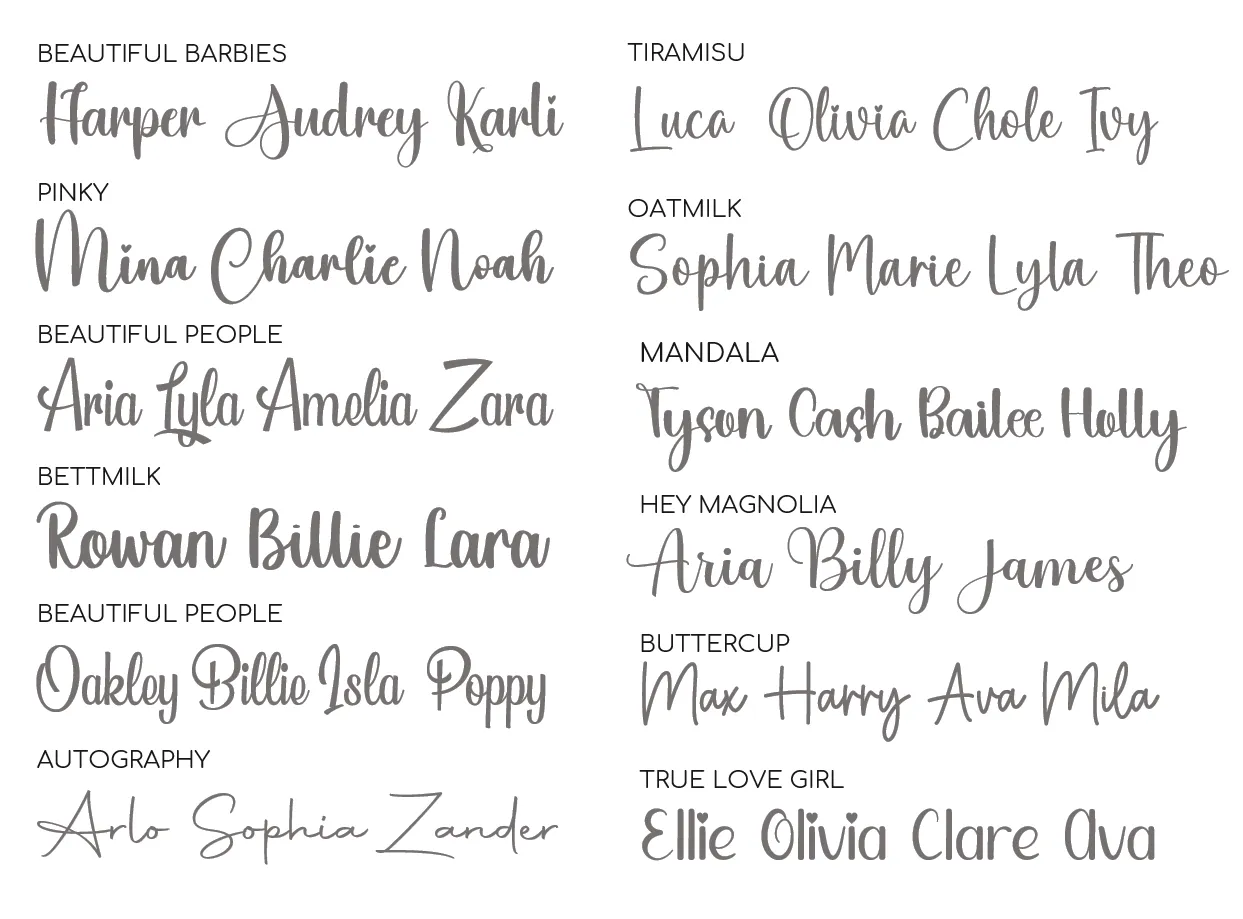 Custom Acrylic Rainbow Name