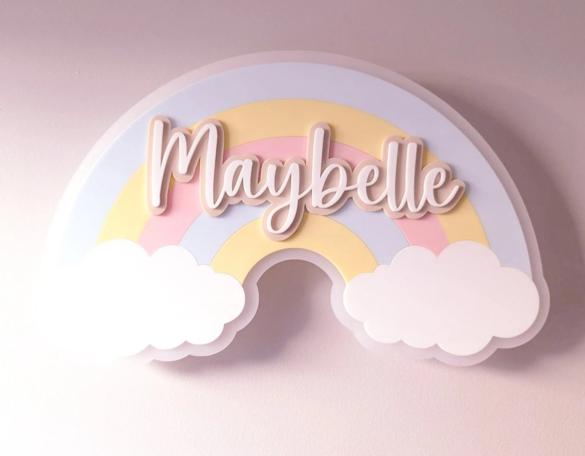 Custom Acrylic Rainbow Name