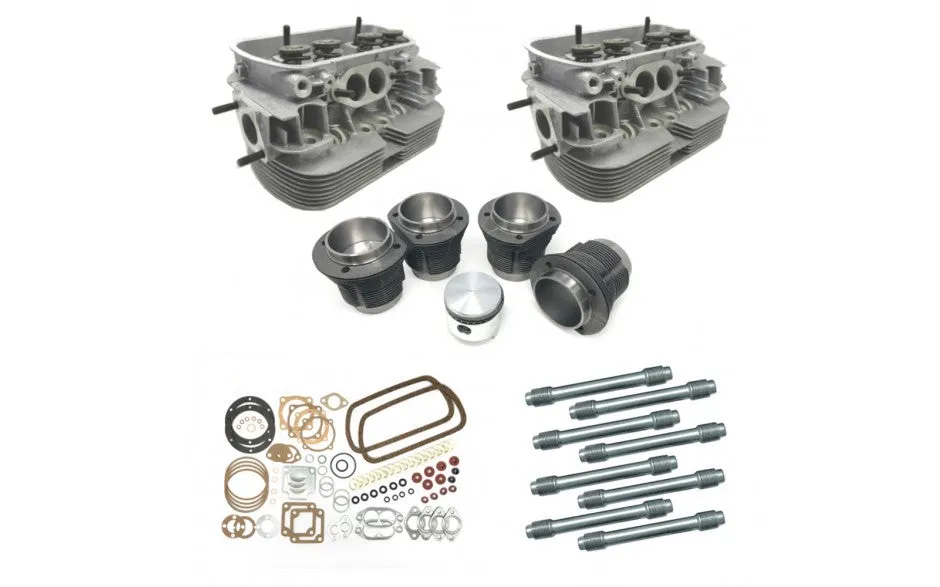 DBW Driverpak 87mm Big Valve Top End Rebuild Kit for 1966-79 Beetle Ghia 1641cc