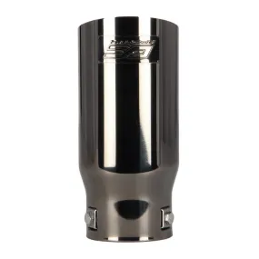 DC Sports 2.875" Omega Black Stainless Steel Exhaust Slant Cut Tip - EX-1024